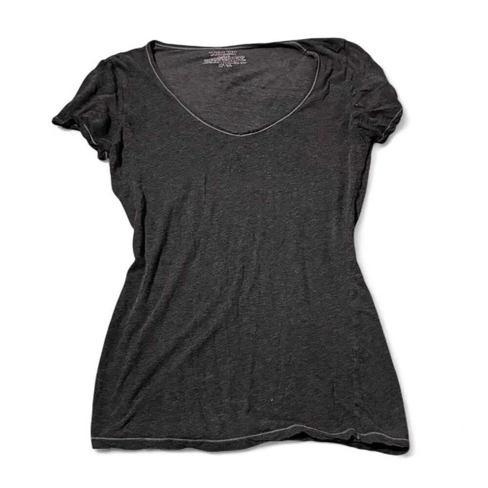 Victoria's Secret Women's Dark Grey Tee